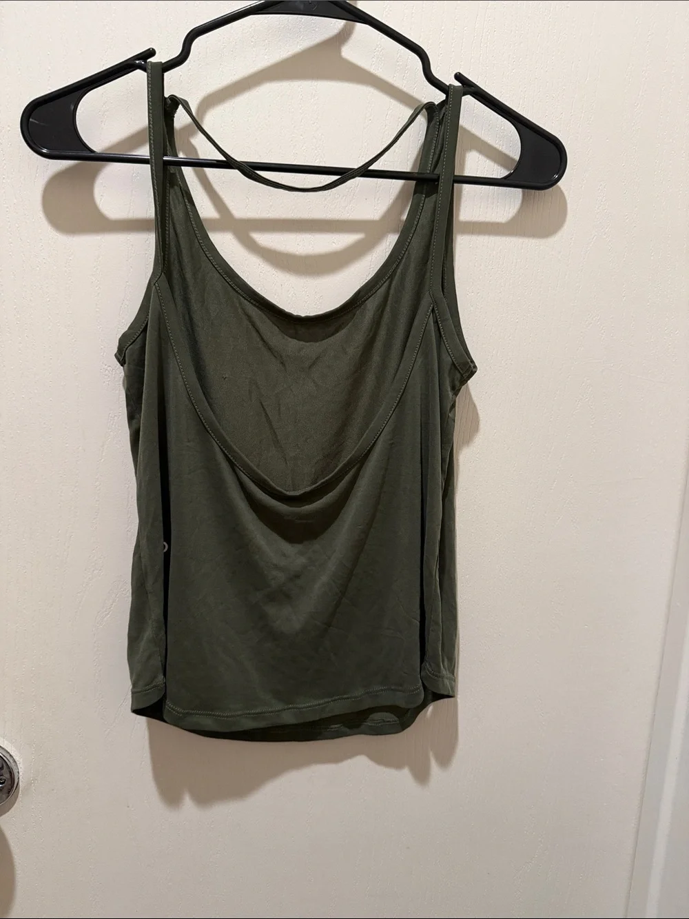 ALO Yoga Olive Green Draped Cami